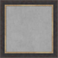Amanti Art Black Framed Magnetic Board 25x25 Medium Vision Board by AmantiArt