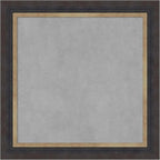 Amanti Art Black Framed Magnetic Board 25x25 Medium Vision Board by AmantiArt