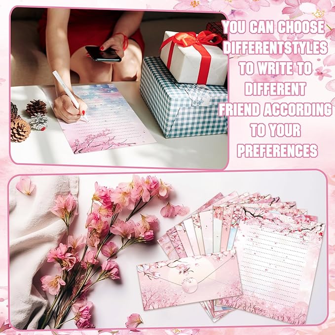 TaoBary 160 Pcs Stationery Paper Set 50 Double Sided Stationery Papers - Image 6