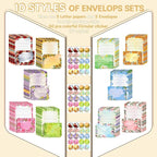 TaoBary 160 Pcs Stationery Paper Set 50 Double Sided Stationery Papers - Image 4