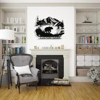 Custom Bear Metal Sign, Custom Bear Metal Wall Art Decor, Personalized Last - Image 6