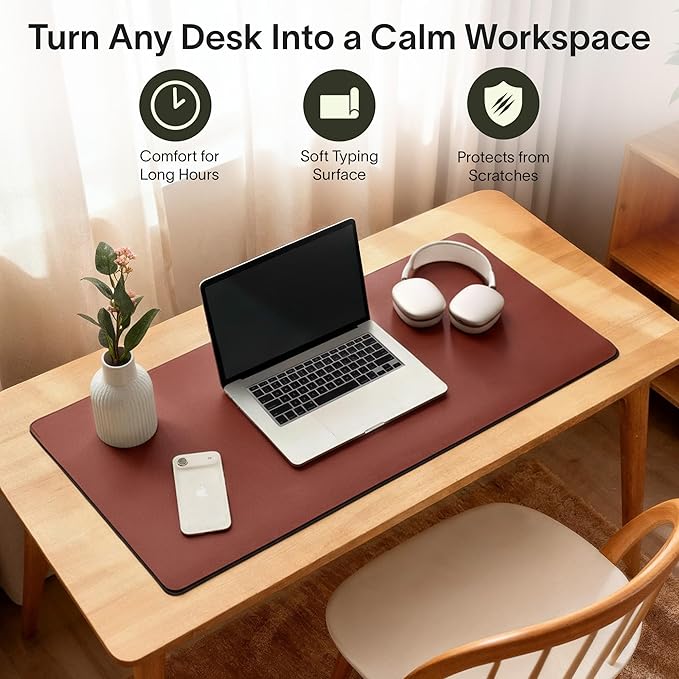 Nordik Felt and Leather Desk Mat - Image 6