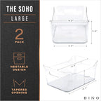 BINO | Plastic Storage Bins, Large - Image 2