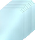 Silunkia 40 Sheets Blue Shimmer Cardstock 8.5 x 11 Metallic Paper, 75lb light by Silunkia