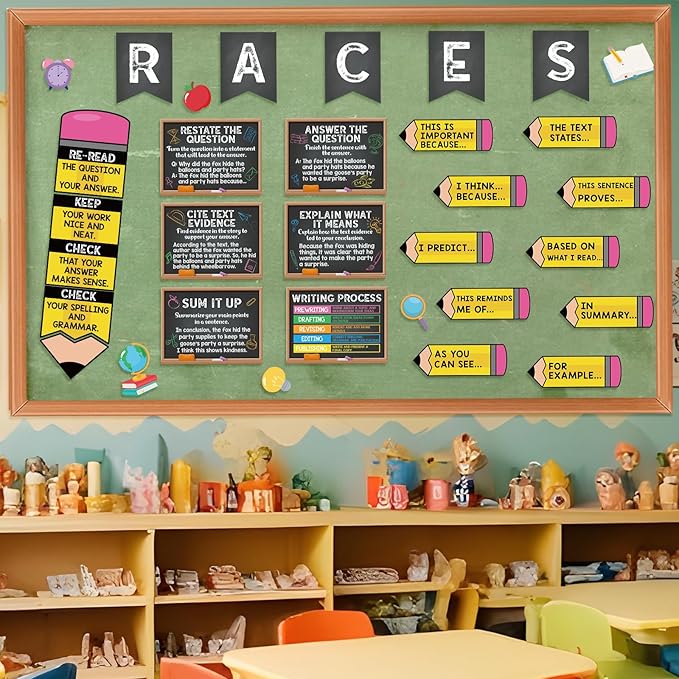 Pasimy Races Writing Strategy Bulletin Board Set Writing Process Posters - Image 5