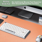 Boutilon Leather Desk Pad Protector, Non-Slip Mouse Pad, Laptop Desk Pad - Image 5