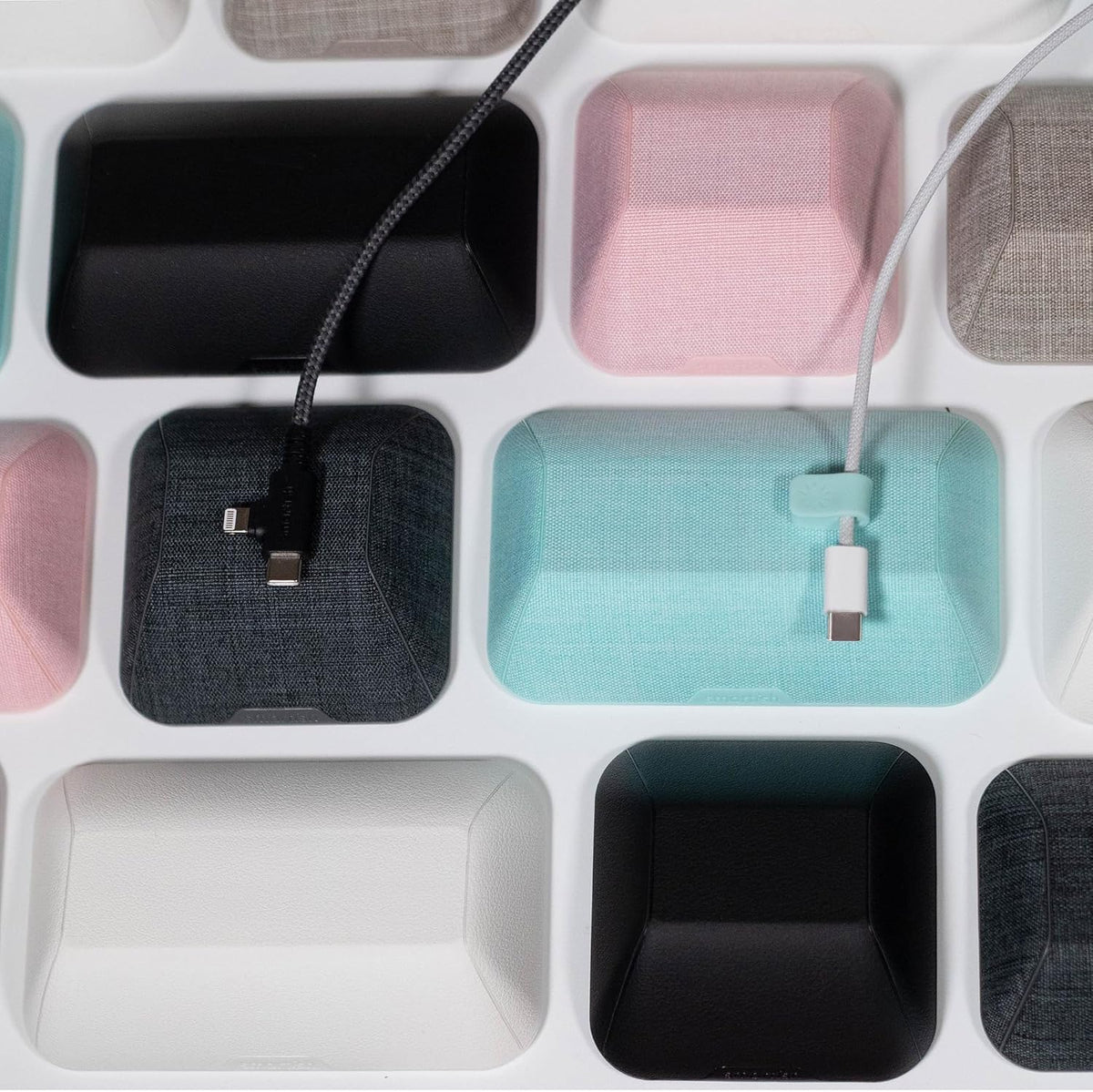 Smartish Magnetic Cord Holder, Bigger Cable Wrangler, Office Desk Organizer