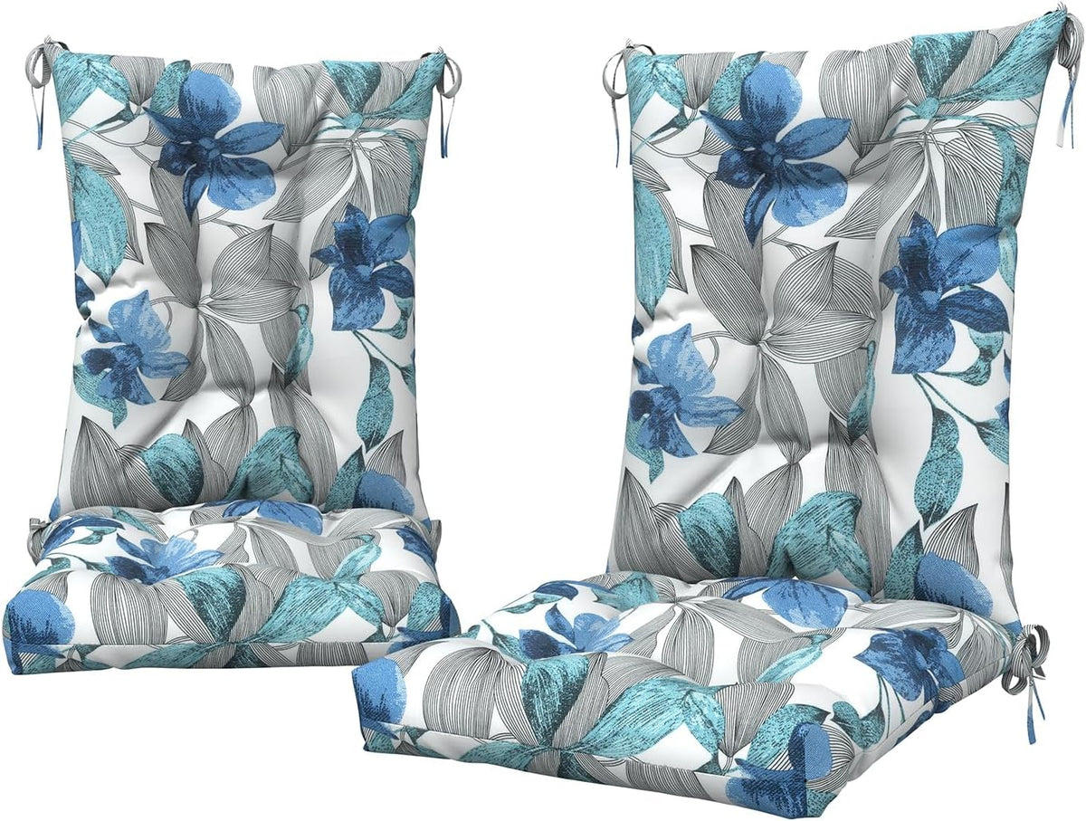DYTXIII Set of 2 Rocking Chair Cushions for Outdoor/Indoor Use,Water Resistan...