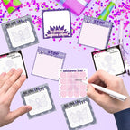 Lovarywow Domestic Violence Awareness Sticky Notes Gifts, 9 Pack Domestic - Image 6