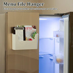 YOHOM No Drilling File Holder Wall Mails Magazines Organizer Adhesive Door Mount - Image 4