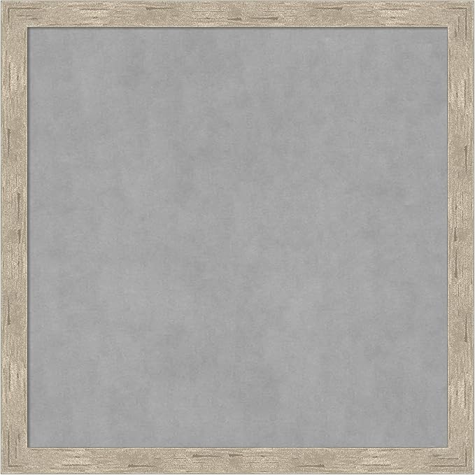 Amanti Art Silver Framed Magnetic Board 13x13 X-Small Vision Board by AmantiArt
