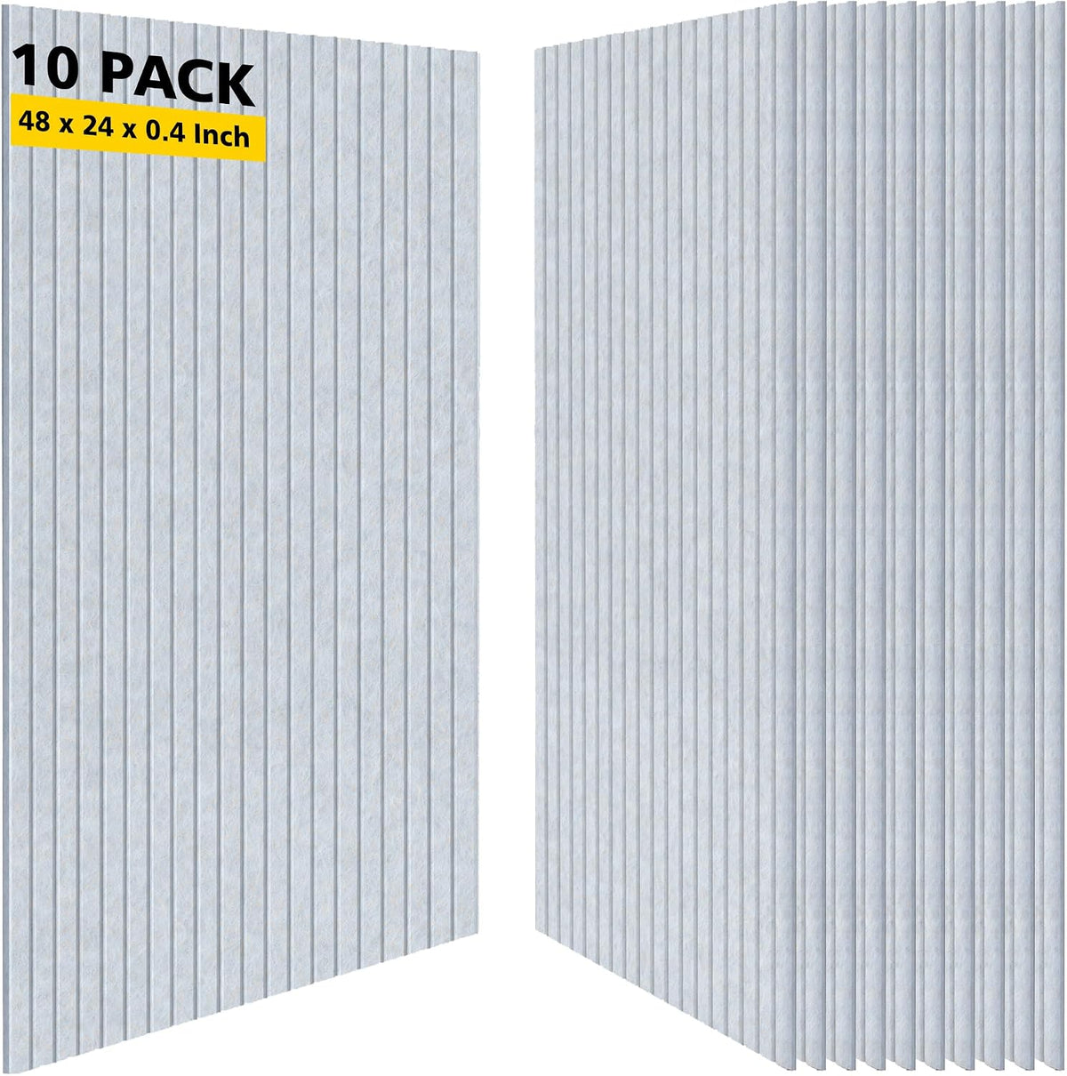 Acoustic Panels, 10 Pack Sound Panels, High-Density Large Acoustic Panels