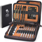 Nicpro 1.3mm Mechanical Pencil Set in Leather Bag by Nicpro