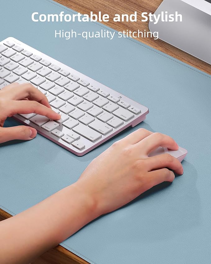 Non-Slip Desk Pad, Mouse Pad, Waterproof PVC Leather Desk Table Protector - Image 3