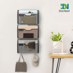 Docnest 3 Pack Hanging Wall File Holders, Mesh Wall Letter File Holder - Image 5