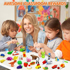 140 Pack Animal Erasers for Kids 3D Puzzle Mini Pencil Eraser Bulk Desk Pets - Image 2