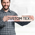 Custom Sign, Custom Street Sign, 11 Font Colors, 13 Font Styles, 4 Hole Options - Image 2