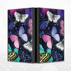 BWEGRHE Slim Credit Card Holder, Color Butterfly RFID Blocking Metal Wallet - Image 4