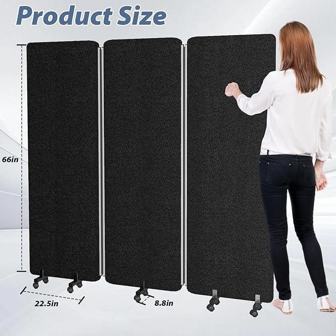 Acoustic Room Divider Privacy Panel - Image 6