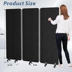 Acoustic Room Divider Privacy Panel - Image 6