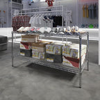Regal Altair 24" Deep x 54" Wide x 27" Height Wire Shelving Kit | 2-Tier | NSF - Image 2