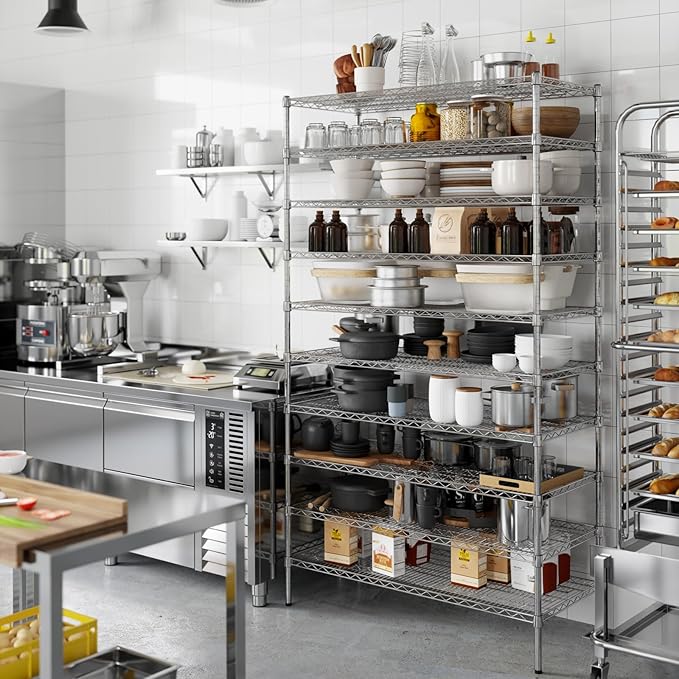 Regal Altair 21" Deep x 48" Wide x 86" Height Wire Shelving Kit | 10-Tier | NSF - Image 7