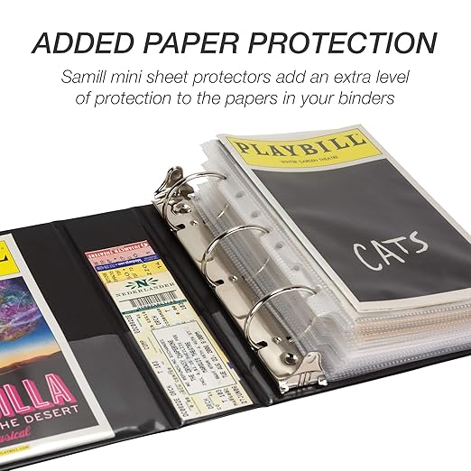 Samsill Economy 2 Inch Mini 3 Ring Binder, Made in The USA, Round Ring Binder - Image 6