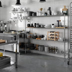 Regal Altair 14" Deep x 72" Wide x 64" Height Wire Shelving Kit | 4-Tier | NSF - Image 2