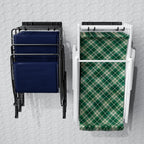 yyr folding chair storage rack, garden tool &, front angle view