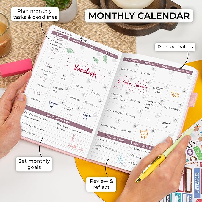 Clever Fox Planner 2nd Edition – Colorful Weekly & Monthly Goal Planner - Image 4