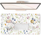 QIYI Floral Mouse Pad, Large Desk Mat by QIYI