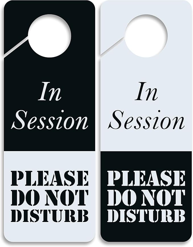 Business Design Do Not Disturb Sign by CLEVERSIGNS