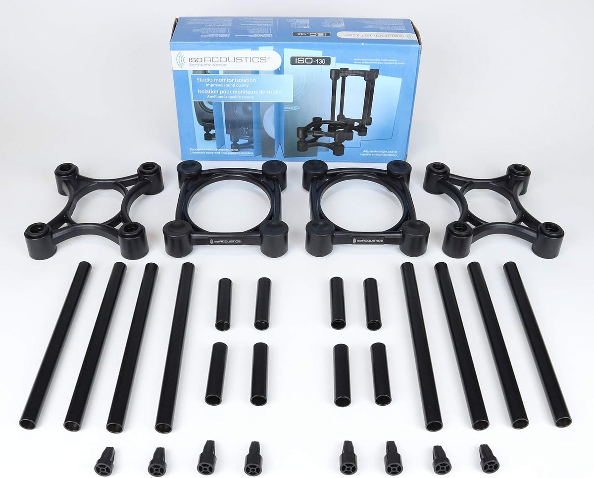 IsoAcoustics Iso-Stand Series Speaker Isolation Stands with Height & Tilt...