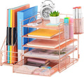 Marbrasse Rose Gold Desk Organizer by Marbrasse