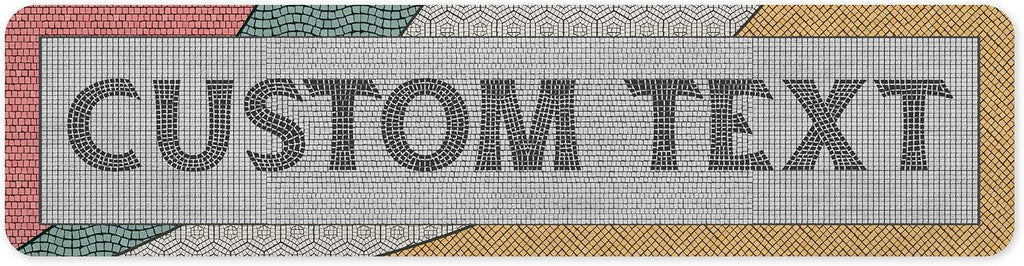 Custom Sign, Custom Street Sign, 11 Font Colors, 13 Font Styles, 4 Hole Options
