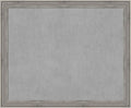 Amanti Art Grey Framed Magnetic Board 37x45 X-Large Vision Board by AmantiArt