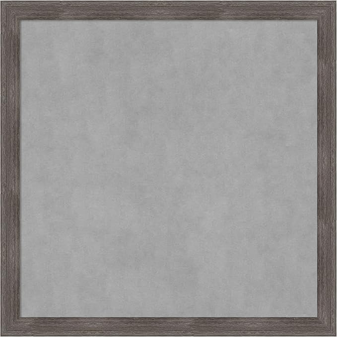 Amanti Art Grey Framed Magnetic Board 27x27 Medium Vision Board by AmantiArt