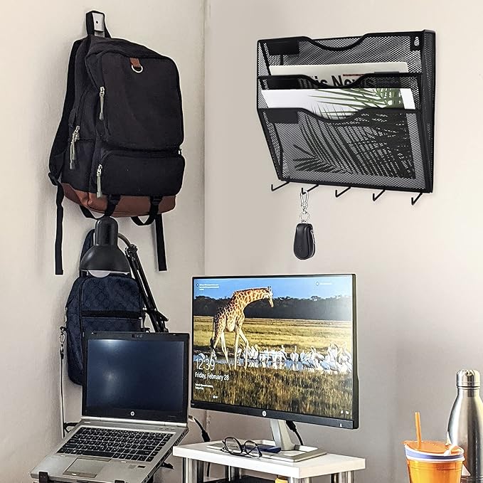 EASEPRES 3 Pocket Mesh Hanging File Organizer - Image 6