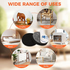 Felt Furniture Pads 120 PCS, Non Slip Self Adhesive Felt Pads Chair Leg Floor - Image 7