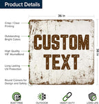 Custom Sign, Custom Street Sign, 11 Font Colors, 13 Font Styles, 4 Hole Options - Image 6