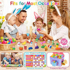Palmatte 40PCS Mini Animal Erasers Kids Prizes Treasure Box Toys Classroom - Image 4