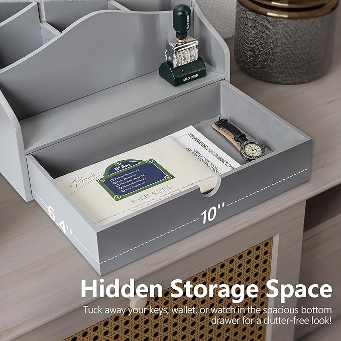 Rebee Vision Pine Wood Mail Organizer - Image 5