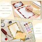 TaoBary 160 Pcs Stationery Paper Set 50 Double Sided Stationery Papers - Image 6