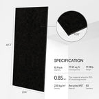 Olanglab Acoustic Wall Panels 10 Pack, 48 x 24 per Acoustic Panels Sound - Image 2