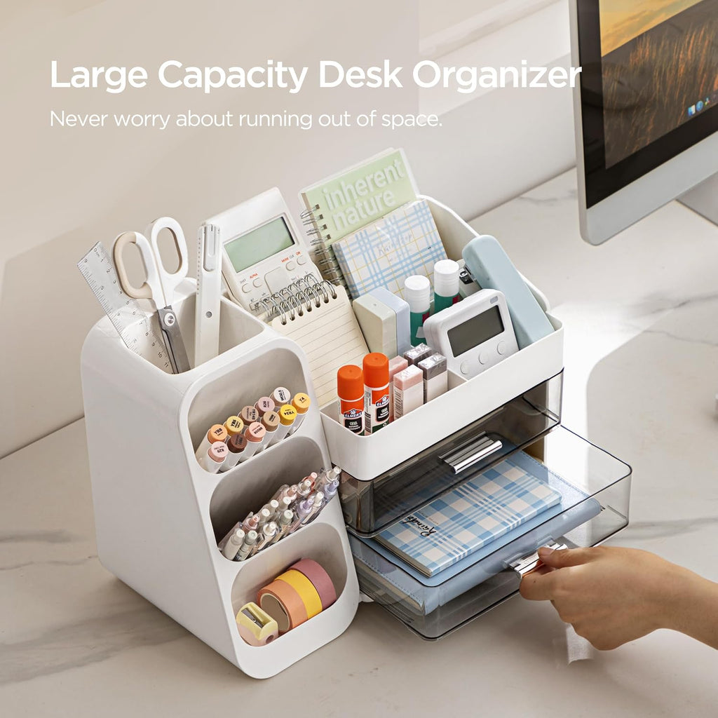 hblife desk organizer with pen pencil holder for shown in use