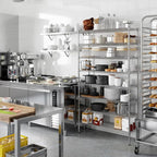 Regal Altair 14" Deep x 42" Wide x 74" Height Wire Shelving Kit | 8-Tier | NSF - Image 4