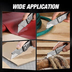 FLISSA Advanced Titanium Utility Knife, CNC Unibody, Lightweight All Metal - Image 8