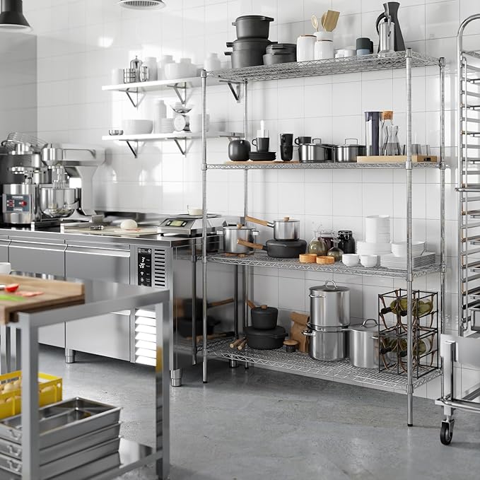 Regal Altair Wire Shelving Kit | NSF Commercial Storage Rack Unit - Image 6