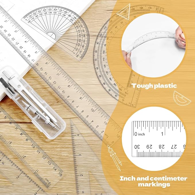 Geometry Set - 7Pcs Geometry Kit - Image 6