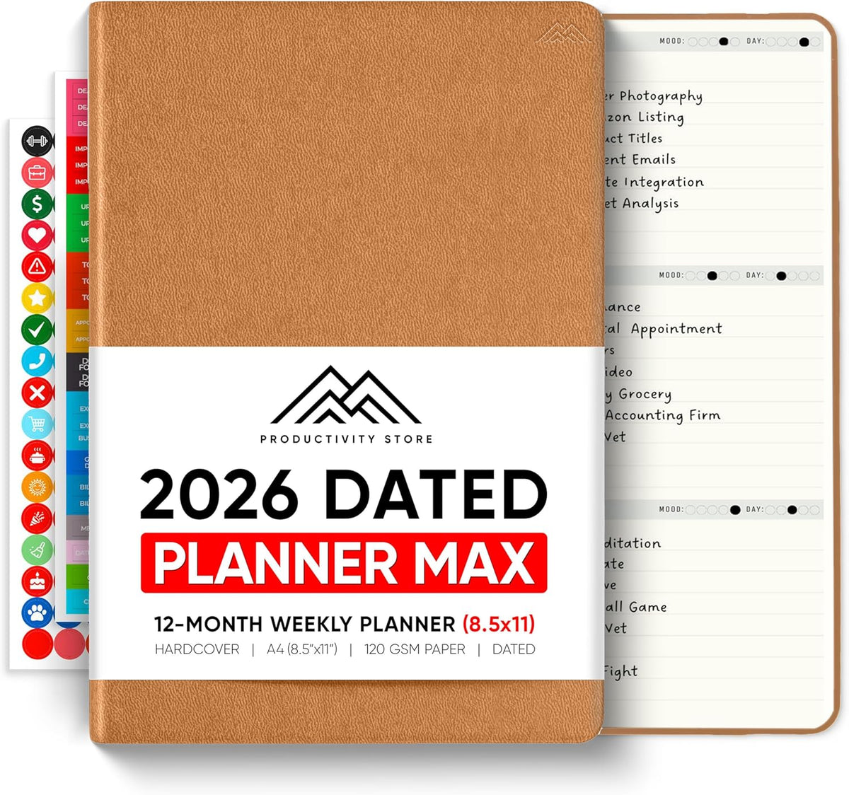 Dated, 2026 Planner, 8.5" x 11"